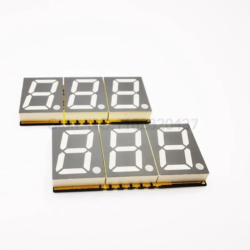 0.56in SMD digital tube RED GREEN BLUE 3 digit LED Display Module 0.56 inch 7 Segment 3 Digital LED Display Common ANODE
0.56in SMD digital tube RED GREEN BLUE 3 digit LED Display Module 0.56 inch 7 Segment 3 Digital LED Display Common ANODE