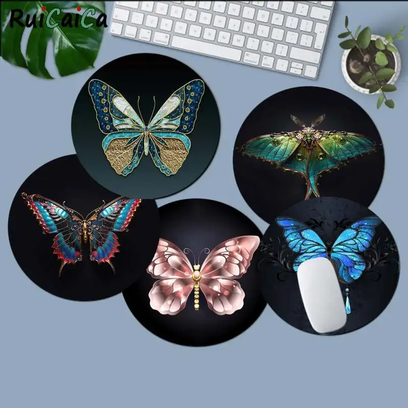 RuiCaiCa Butterfly Pattern Series Round Custom Skin Desktop Desk Mat Kawaii Gaming Accessories Pad Mouse Pad for Gamer Mousemat
RuiCaiCa Butterfly Pattern Series Round Custom Skin Desktop Desk Mat Kawaii Gaming Accessories Pad Mouse Pad for Gamer Mousemat