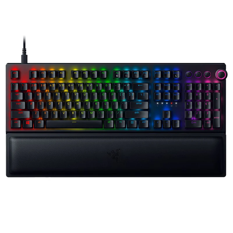 Razer BlackWidow V3 Pro Wireless Full-height Mechanical Gaming Keyboard with Razer Chroma RGB 3 Modes of Connection
Razer BlackWidow V3 Pro Wireless Full-height Mechanical Gaming Keyboard with Razer Chroma RGB 3 Modes of Connection