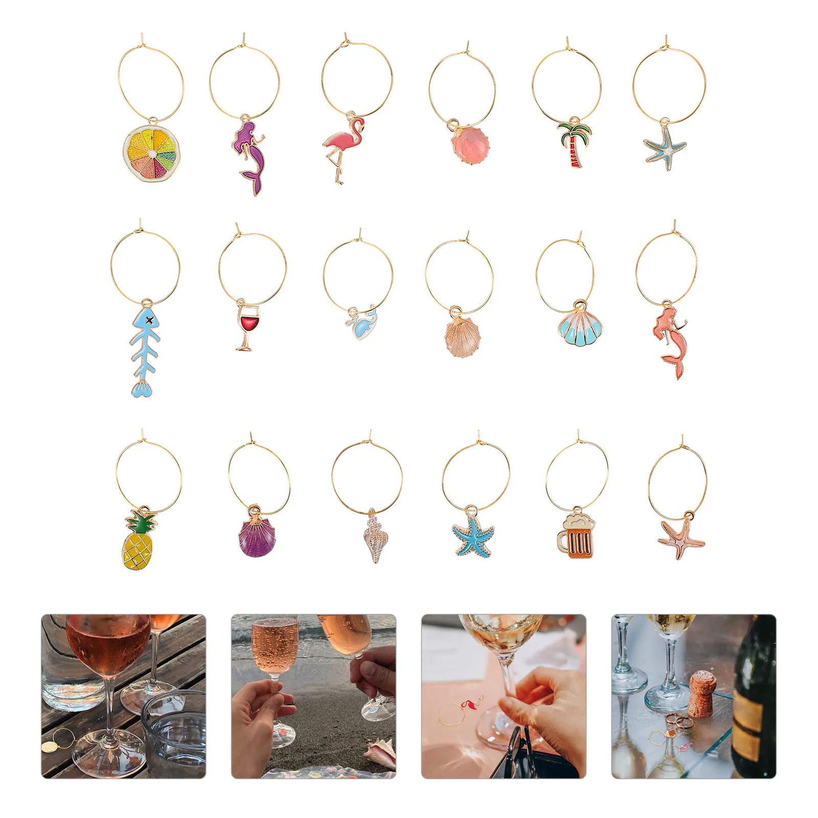 Wine Charms Markers Drink Tags Identifiers Party Markerbeach Decors Identification Pendant Rings Theme Christmas Glasses
Wine Charms Markers Drink Tags Identifiers Party Markerbeach Decors Identification Pendant Rings Theme Christmas Glasses