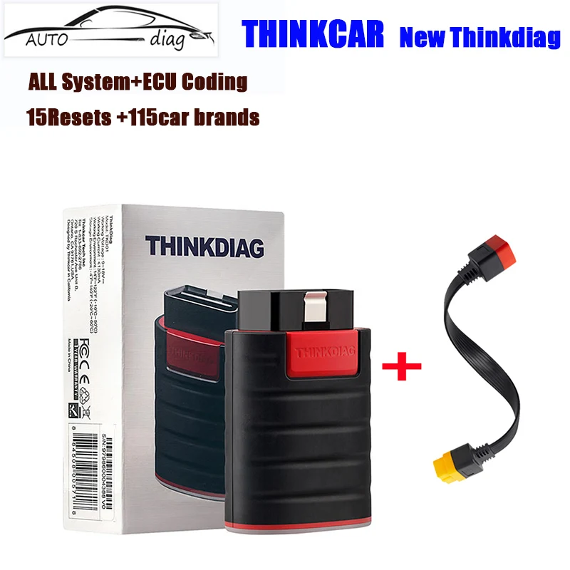 New THINKCAR Thinkdiag New Version All System Full Soft ware Lifetime Free OBD2 Diagnostic Tool ECU Coding active test Scanner
New THINKCAR Thinkdiag New Version All System Full Soft ware Lifetime Free OBD2 Diagnostic Tool ECU Coding active test Scanner
