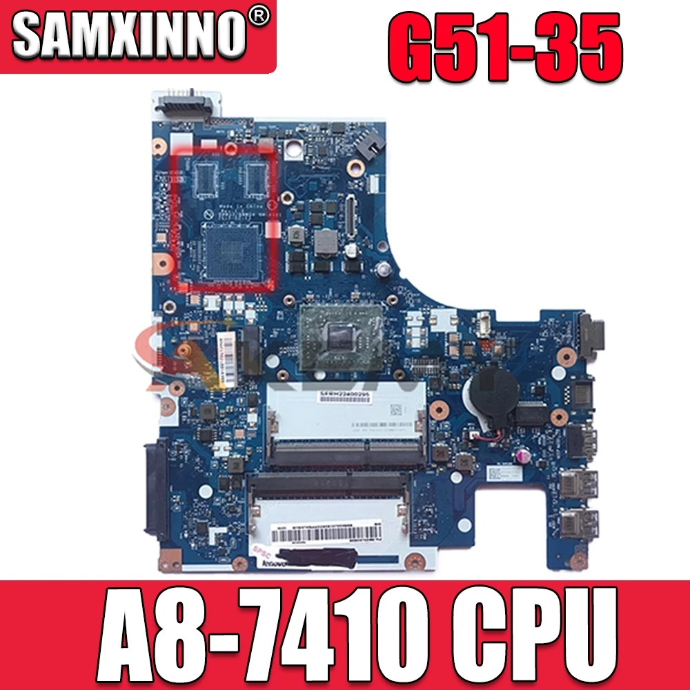 Материнская плата для ноутбука Lenovo Ideapad G51-35 CPU BMWQ3 BMWQ4 A8-7410 5B20J22828, материнская плата
Материнская плата для ноутбука Lenovo Ideapad G51-35 CPU BMWQ3 BMWQ4 A8-7410 5B20J22828, материнская плата