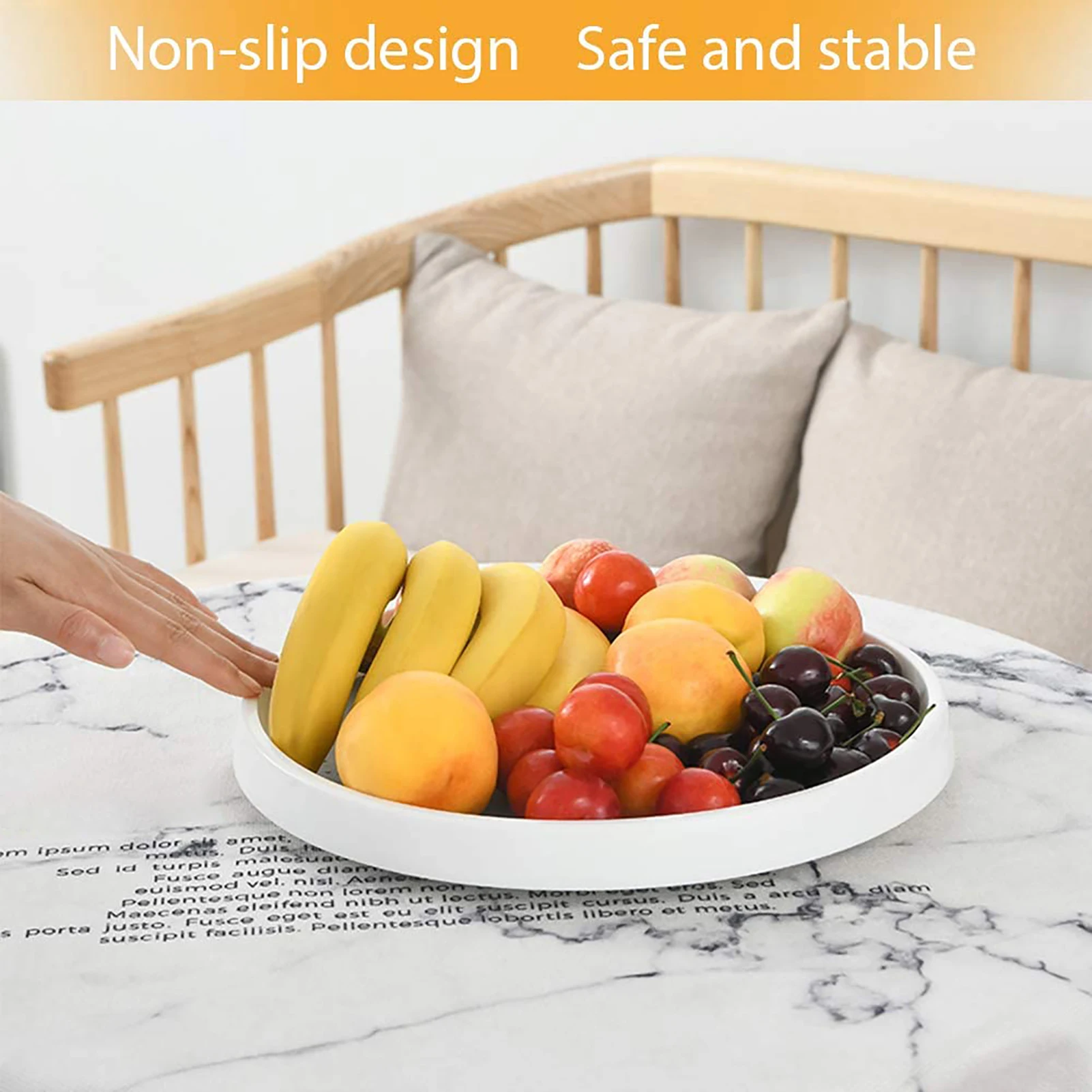 30cm Kitchen Condiment Round 360 Degrees Rotating Storage Tray Convenient Spice Snack Rack Non-slip TPR Home Cosmetics Organizer
30cm Kitchen Condiment Round 360 Degrees Rotating Storage Tray Convenient Spice Snack Rack Non-slip TPR Home Cosmetics Organizer