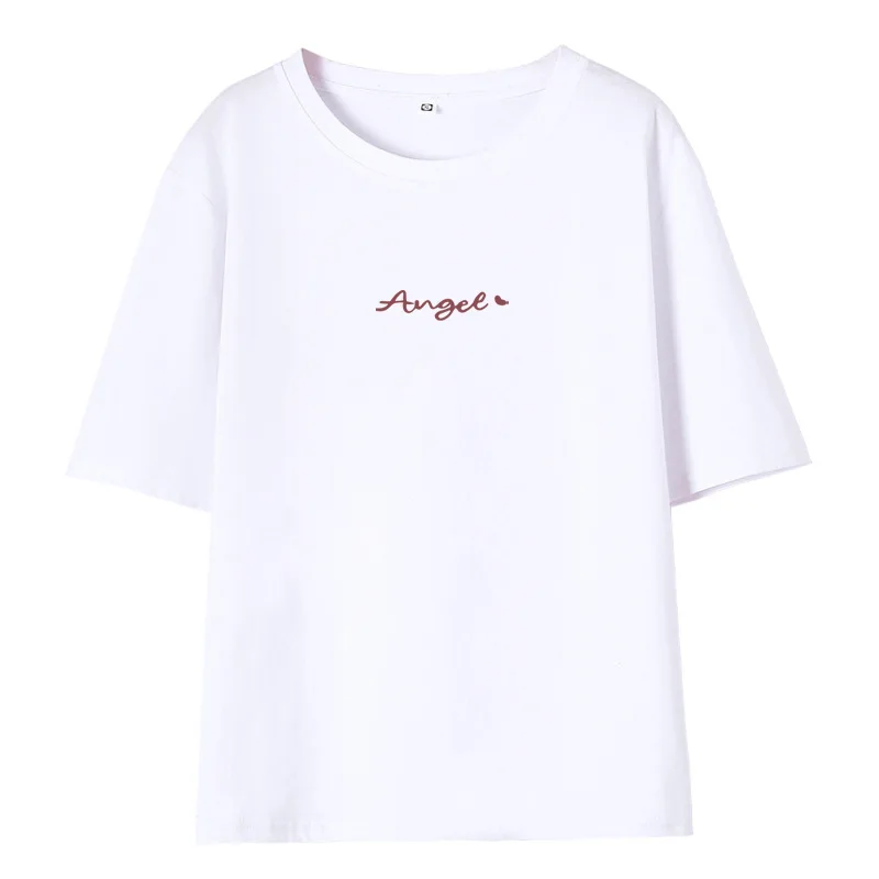 Summer Casual women t shirt Short Sleeve Shirt letter print round neck T-Shirt Top Mulit color
Summer Casual women t shirt Short Sleeve Shirt letter print round neck T-Shirt Top Mulit color