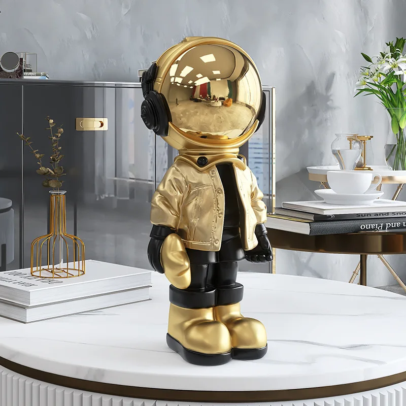 Plating Golden Astronaut Craft Sculpture Statue Nordic Home Decoration Luxury Ornaments Decor for Home Resin Art Home Decor
Plating Golden Astronaut Craft Sculpture Statue Nordic Home Decoration Luxury Ornaments Decor for Home Resin Art Home Decor