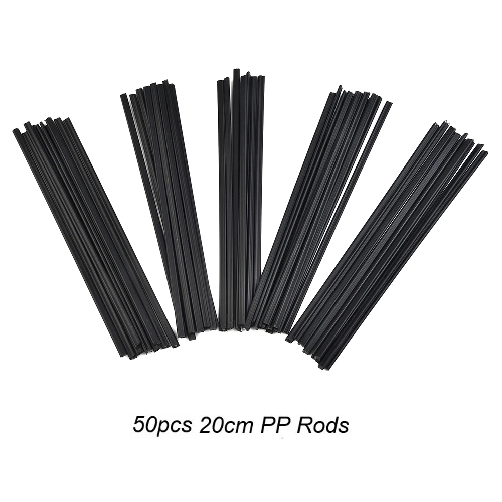 50Pcs 200mm PP Black Plastic Welding Rods For Car Bumper Repair Tools Hot Air Welder Machine Gun Sticks Welder Tools Non-toxic
50Pcs 200mm PP Black Plastic Welding Rods For Car Bumper Repair Tools Hot Air Welder Machine Gun Sticks Welder Tools Non-toxic