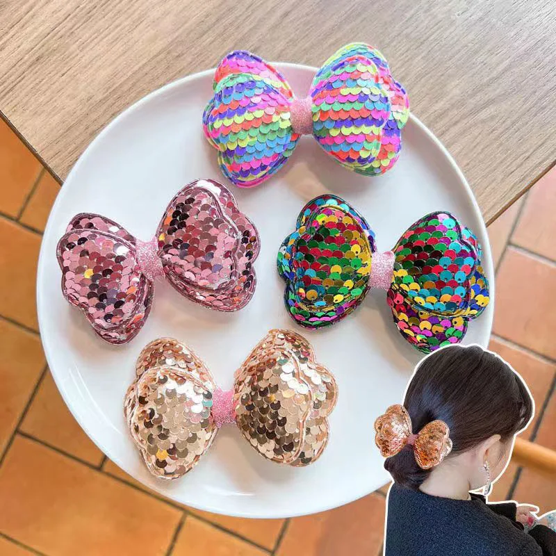 1 шт. новые заколки для волос с двойными блестками и бантом для маленьких принцесс заколки для волос милые детские головные уборы детские аксессуары для волос
1 шт. новые заколки для волос с двойными блестками и бантом для маленьких принцесс заколки для волос милые детские головные уборы детские аксессуары для волос