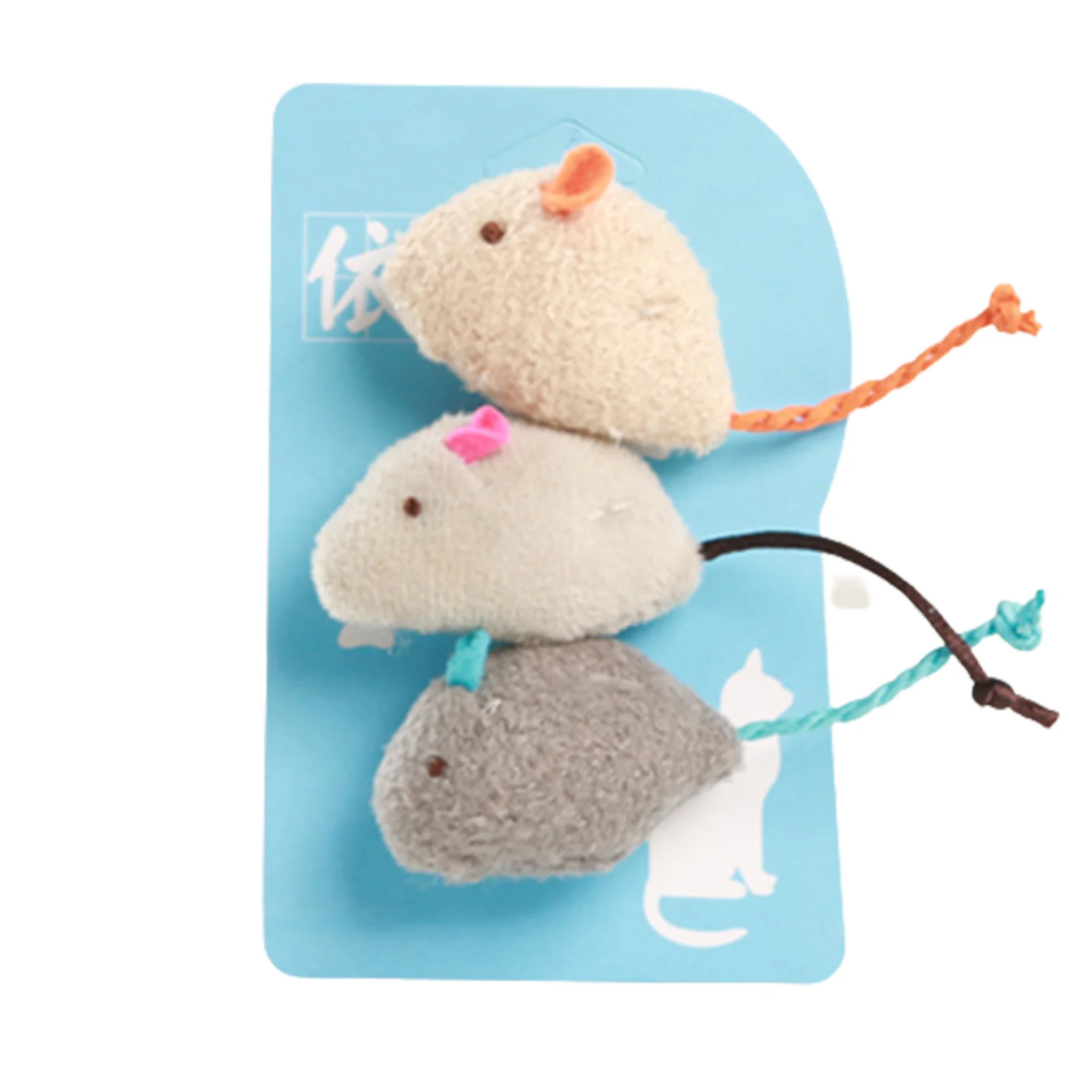 3PCS Simulation plush mouse cat toy Funny cat interactive toy Cat Playing Chewing & Teeth Cleaning Contains catnip
3PCS Simulation plush mouse cat toy Funny cat interactive toy Cat Playing Chewing & Teeth Cleaning Contains catnip