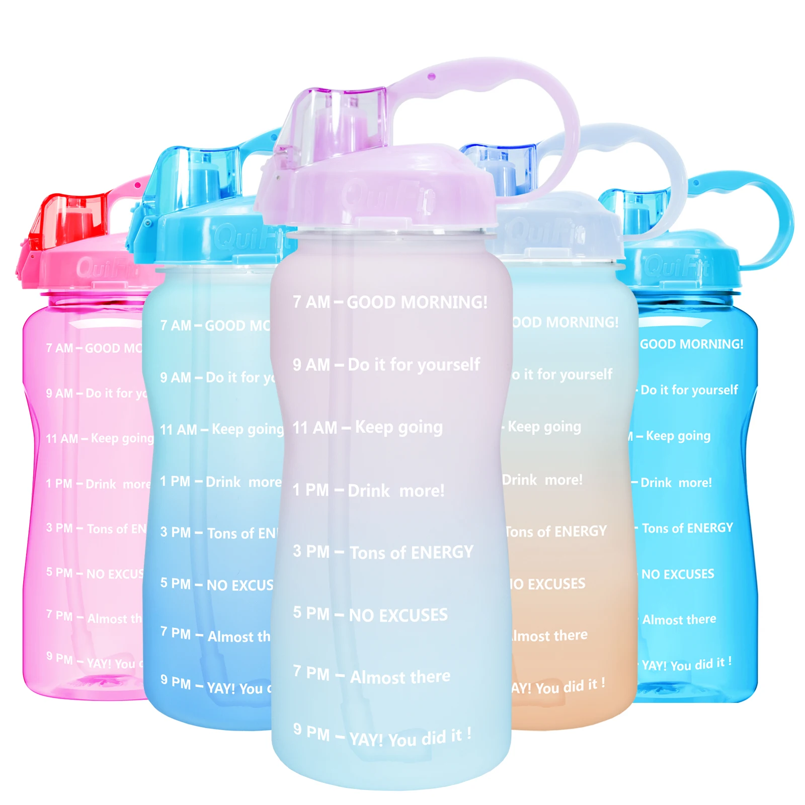 BuildLife Tritan Gallon Water Bottle 128OZ 64OZ 3.8L 2L With Unique Timeline Measurements Goal BPA Free Sports Portable Gym Jug
BuildLife Tritan Gallon Water Bottle 128OZ 64OZ 3.8L 2L With Unique Timeline Measurements Goal BPA Free Sports Portable Gym Jug