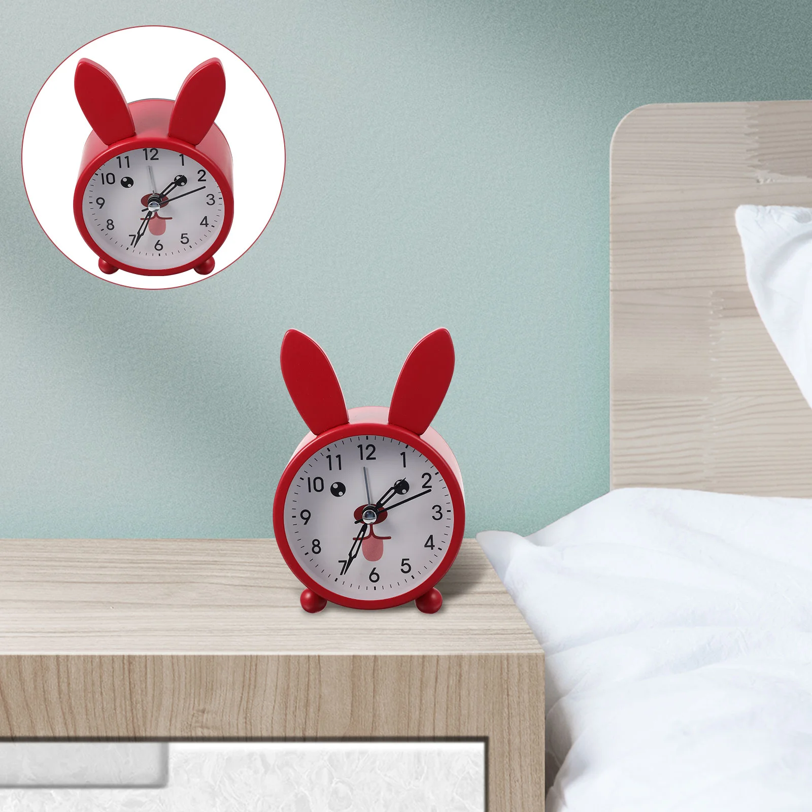 Rabbit Electronic Alarm Clock Dormitory Table Frame Household Small Desk Glass Convenient Child
Rabbit Electronic Alarm Clock Dormitory Table Frame Household Small Desk Glass Convenient Child