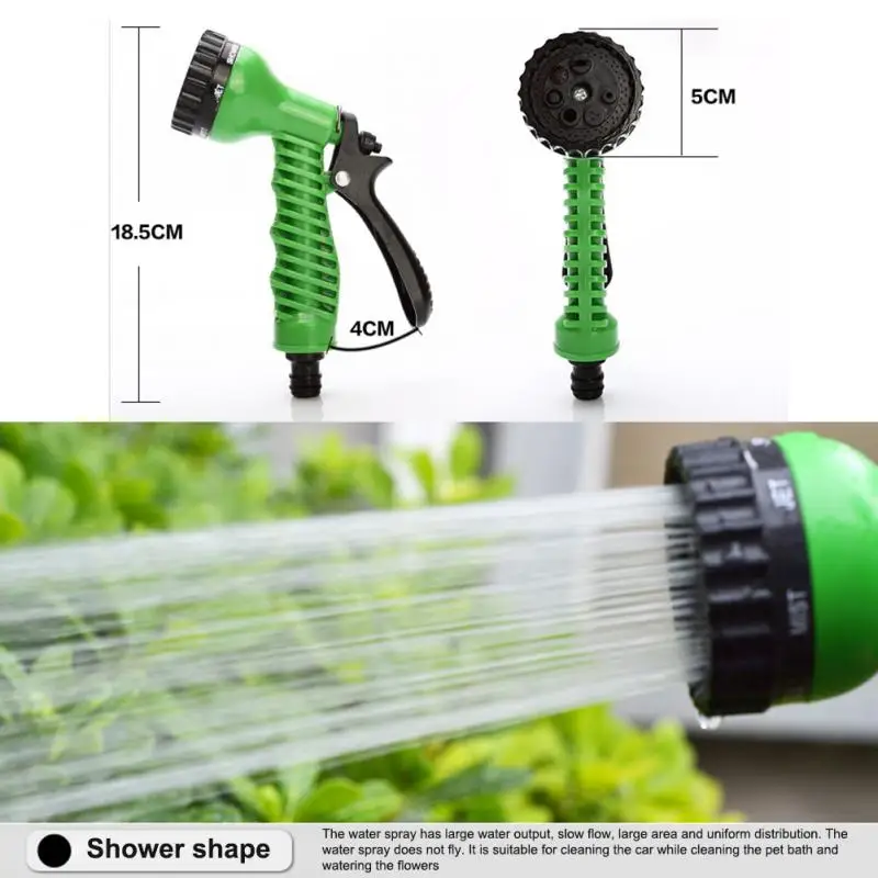 Plastic High Pressure Water Gun Car Wash Garden Adjustable Nozzle Hose Watering Gun Lawn Hose Multifunction Irrigation Sprayer
Plastic High Pressure Water Gun Car Wash Garden Adjustable Nozzle Hose Watering Gun Lawn Hose Multifunction Irrigation Sprayer