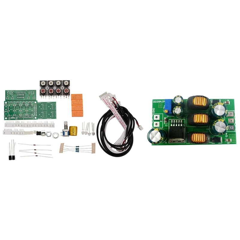 Relay 4-Way Audio Input Signal Selector With DC DC Step-Up Boost-Buck Converter Module(No Terminal)
Relay 4-Way Audio Input Signal Selector With DC DC Step-Up Boost-Buck Converter Module(No Terminal)