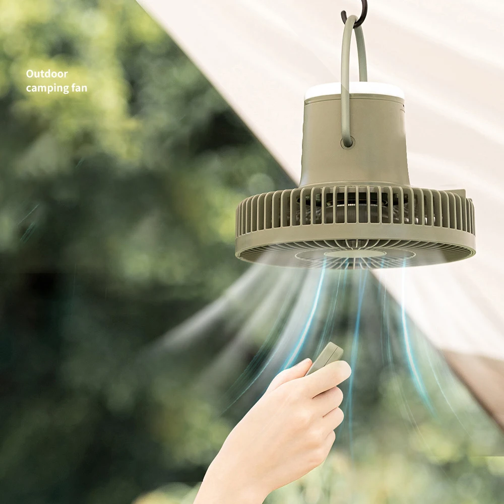 10000mAh Camping Fan Rechargeable Desktop Portable Circulator Wireless Ceiling Electric Fan with Power Bank LED Lighting Tripod 
10000mAh Camping Fan Rechargeable Desktop Portable Circulator Wireless Ceiling Electric Fan with Power Bank LED Lighting Tripod