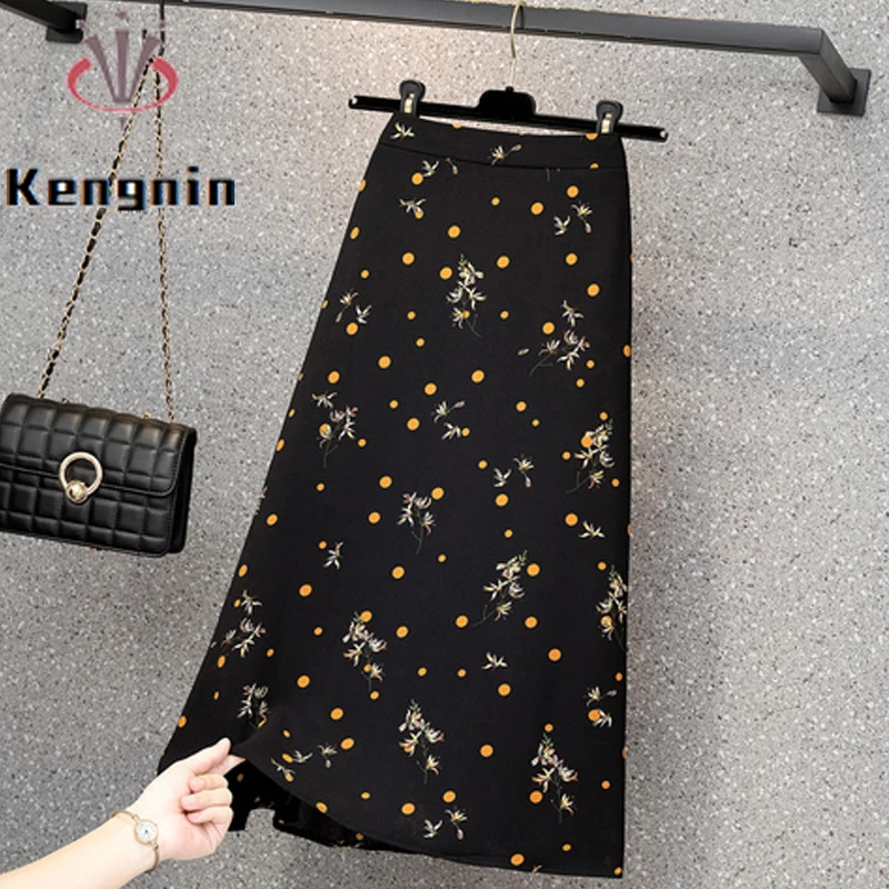 2022 Summer Women's Skirts Plus Size 4XL Skirts Print Floral Loose Lady Black Skirts Female Elastic Waist Skirts Clothing KE2128
2022 Summer Women's Skirts Plus Size 4XL Skirts Print Floral Loose Lady Black Skirts Female Elastic Waist Skirts Clothing KE2128