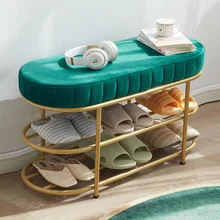 Shoe Storage Bench With Seat Cushion Shoe Rack Shoe Shelf Rack Bench Seat Placard Living Room Furniture House Entry Furniture