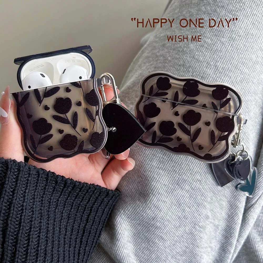 Case For AirPod 3 Pro Air Pods 2 Case Black Flowers Rose Pendant Keychain Soft Silicone Bluetooth Earphone Cover For AirPods 1/2
Case For AirPod 3 Pro Air Pods 2 Case Black Flowers Rose Pendant Keychain Soft Silicone Bluetooth Earphone Cover For AirPods 1/2