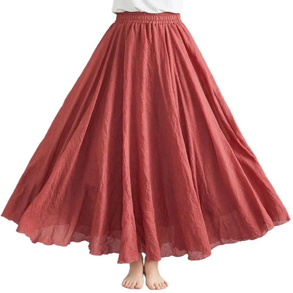 Beautiful Maxi Skirt A-Line Breathable Ladies Skirt Solid Color Large Hem Maxi Skirt
Beautiful Maxi Skirt A-Line Breathable Ladies Skirt Solid Color Large Hem Maxi Skirt
