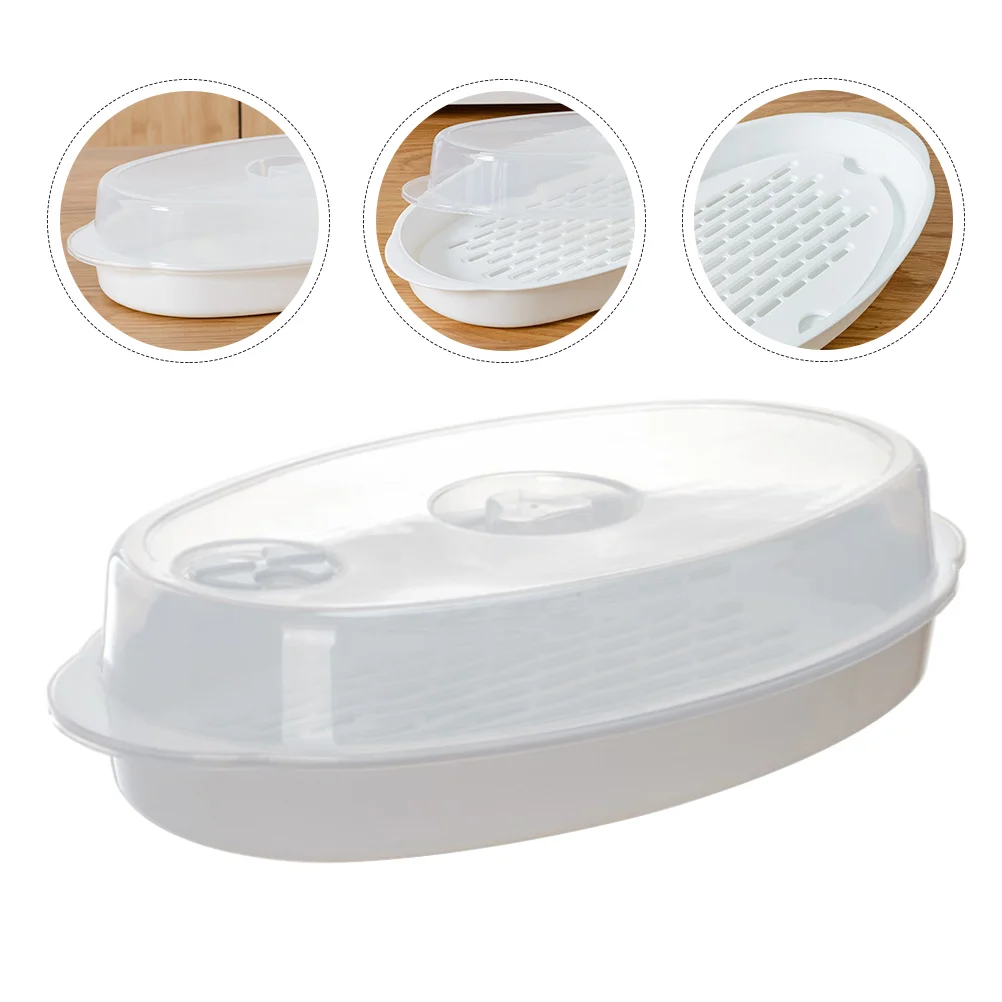 Dumplings Large Steamed Fish Plate Home Supplies Practical Steamer White Food Steaming Dish
Dumplings Large Steamed Fish Plate Home Supplies Practical Steamer White Food Steaming Dish