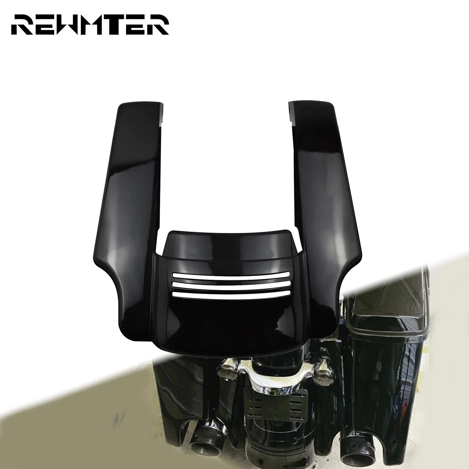 Motorcycle 5" Rear Fender Extension Stretched Filler Vivid Black For Harley Touring Road King Street Glide 2014-2019 2020 2021
Motorcycle 5" Rear Fender Extension Stretched Filler Vivid Black For Harley Touring Road King Street Glide 2014-2019 2020 2021