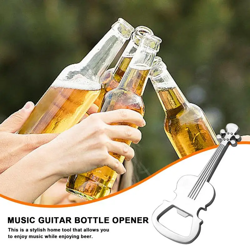 

Funny Beer Opener Creative Guitar Bottle Opener Bar restaurant Beer Bottle Opening Tool Beverage Openers for Bars and Concerts