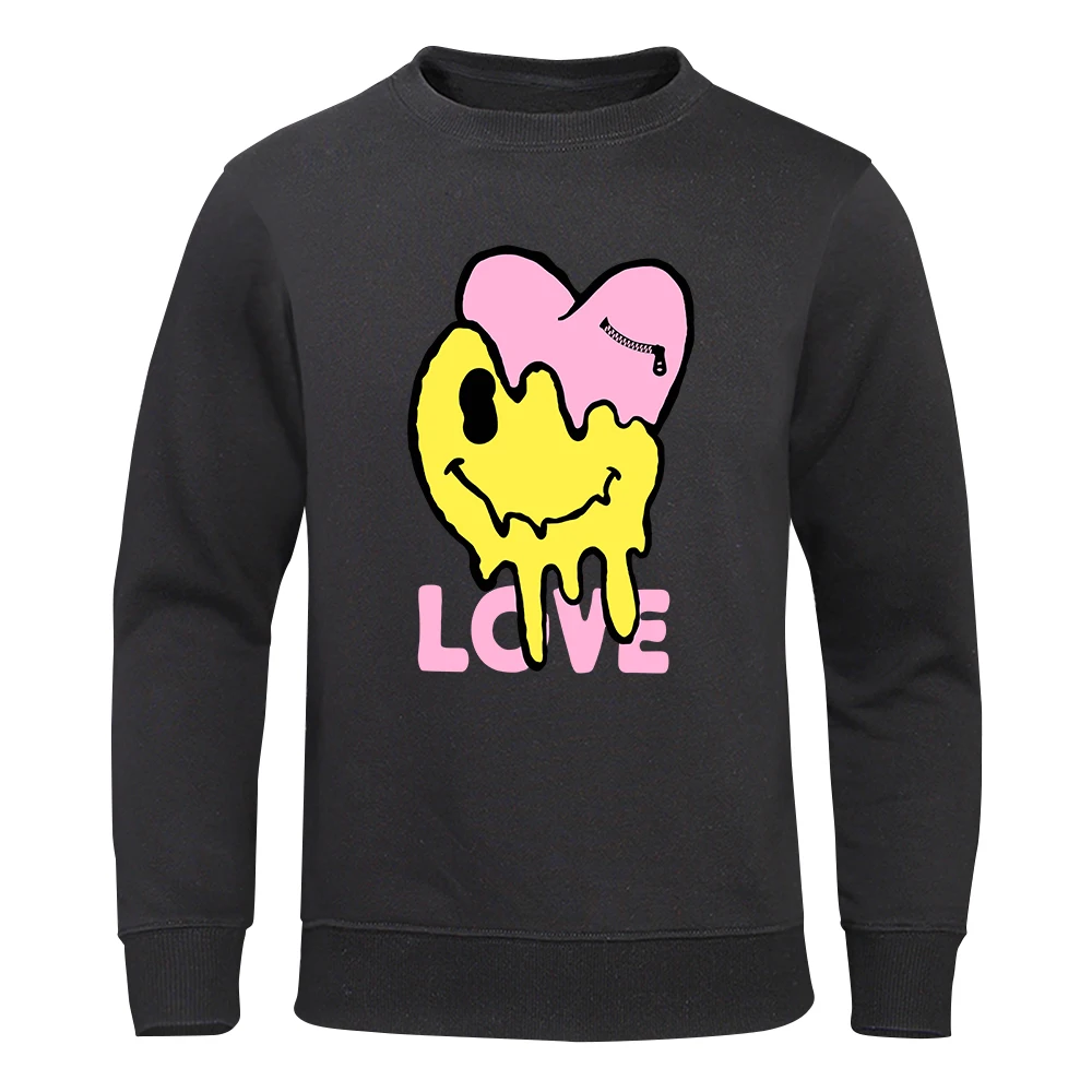 Melting Happy Face And Hurting Heart Men Hoodies Fashion Harajuku Streetwear Pullover Outdoor Sweatshirt Fleece All-Match Hoodie
Melting Happy Face And Hurting Heart Men Hoodies Fashion Harajuku Streetwear Pullover Outdoor Sweatshirt Fleece All-Match Hoodie