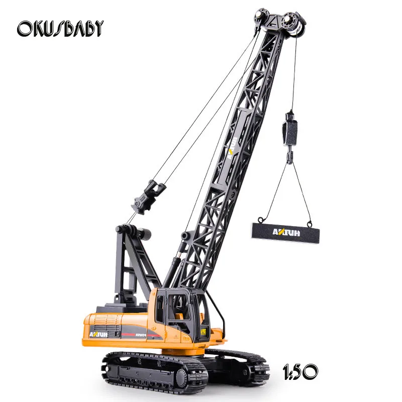 1: 50 HUINA Simulation Alloy Crawler Crane Truck Model Sliding Engineering Heavy Vehicle Dual Pedrail Design Rotation Control
1: 50 HUINA Simulation Alloy Crawler Crane Truck Model Sliding Engineering Heavy Vehicle Dual Pedrail Design Rotation Control