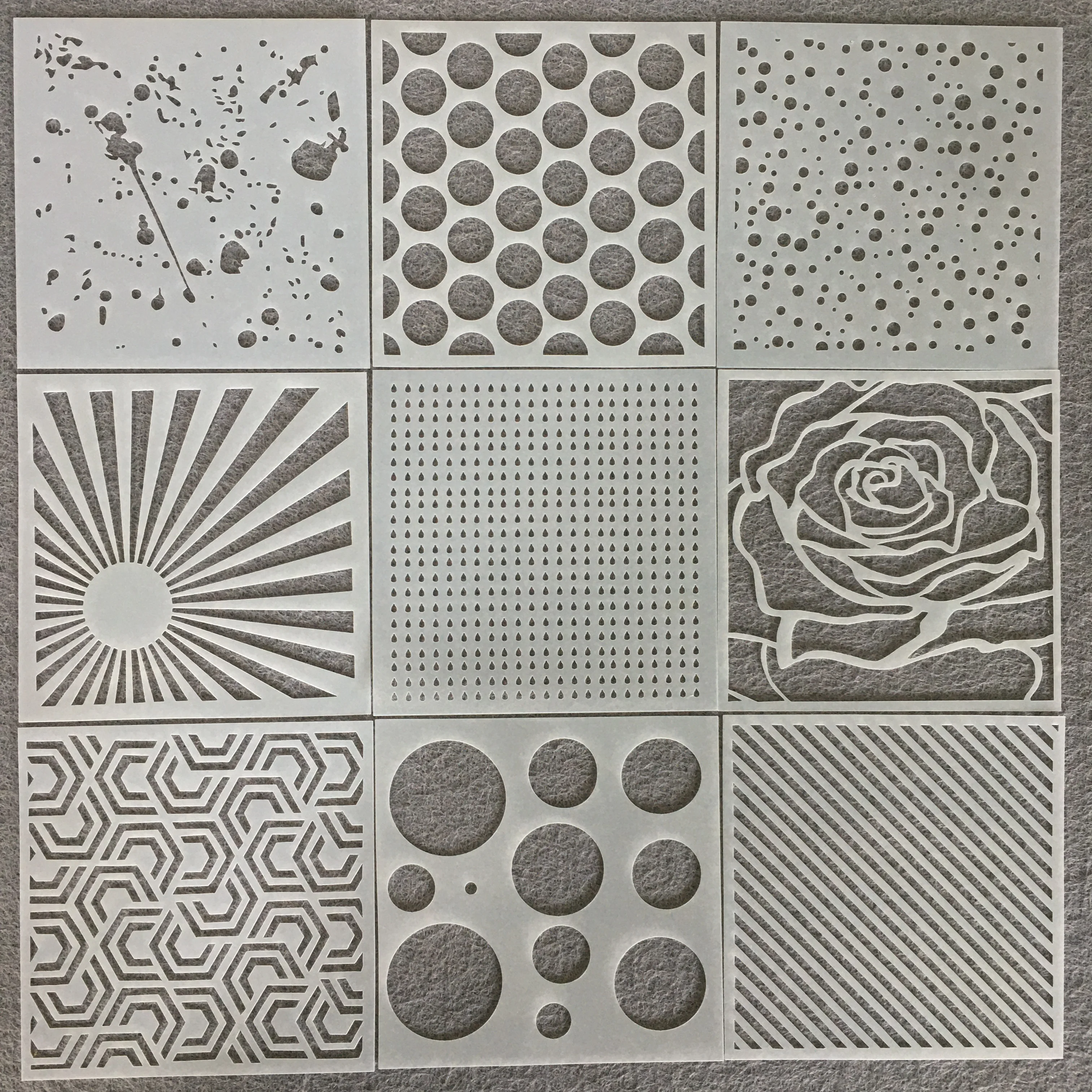 Pre-drawing lace ruler spray painting masking hollow template spray flower mold painting mold art design graffiti small stencils
Pre-drawing lace ruler spray painting masking hollow template spray flower mold painting mold art design graffiti small stencils