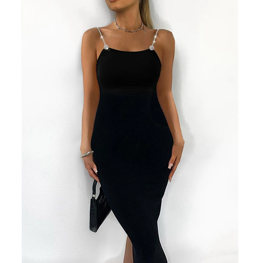 Wepbel облегающее платье с цепочкой женское черное украшение с открытой спиной с разрезом обтягивающее платье на тонких бретельках пикантное платье миди с разрезом
Wepbel облегающее платье с цепочкой женское черное украшение с открытой спиной с разрезом обтягивающее платье на тонких бретельках пикантное платье миди с разрезом