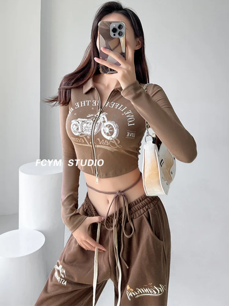 TVVOVVIN, американский принт, кружевная рубашка с длинным рукавом, женские уличные Популярные Короткие футболки на молнии для девушек, футболки...
TVVOVVIN, американский принт, кружевная рубашка с длинным рукавом, женские уличные Популярные Короткие футболки на молнии для девушек, футболки...