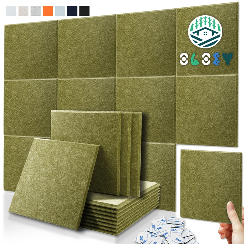 Home Novelty Accessories Acoustic Panel 12pcs Home Accessories Soundproofing Treatment High Density Sound Proof Wall Panel
Home Novelty Accessories Acoustic Panel 12pcs Home Accessories Soundproofing Treatment High Density Sound Proof Wall Panel