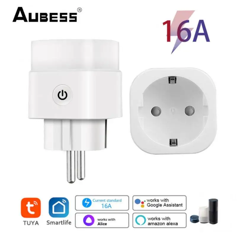 WiFi Smart Plug 16A/20A EU Socket Tuya Smart Life APP Work With Alexa Google Home Assistant Voice Control Power Monitor Timing
WiFi Smart Plug 16A/20A EU Socket Tuya Smart Life APP Work With Alexa Google Home Assistant Voice Control Power Monitor Timing
