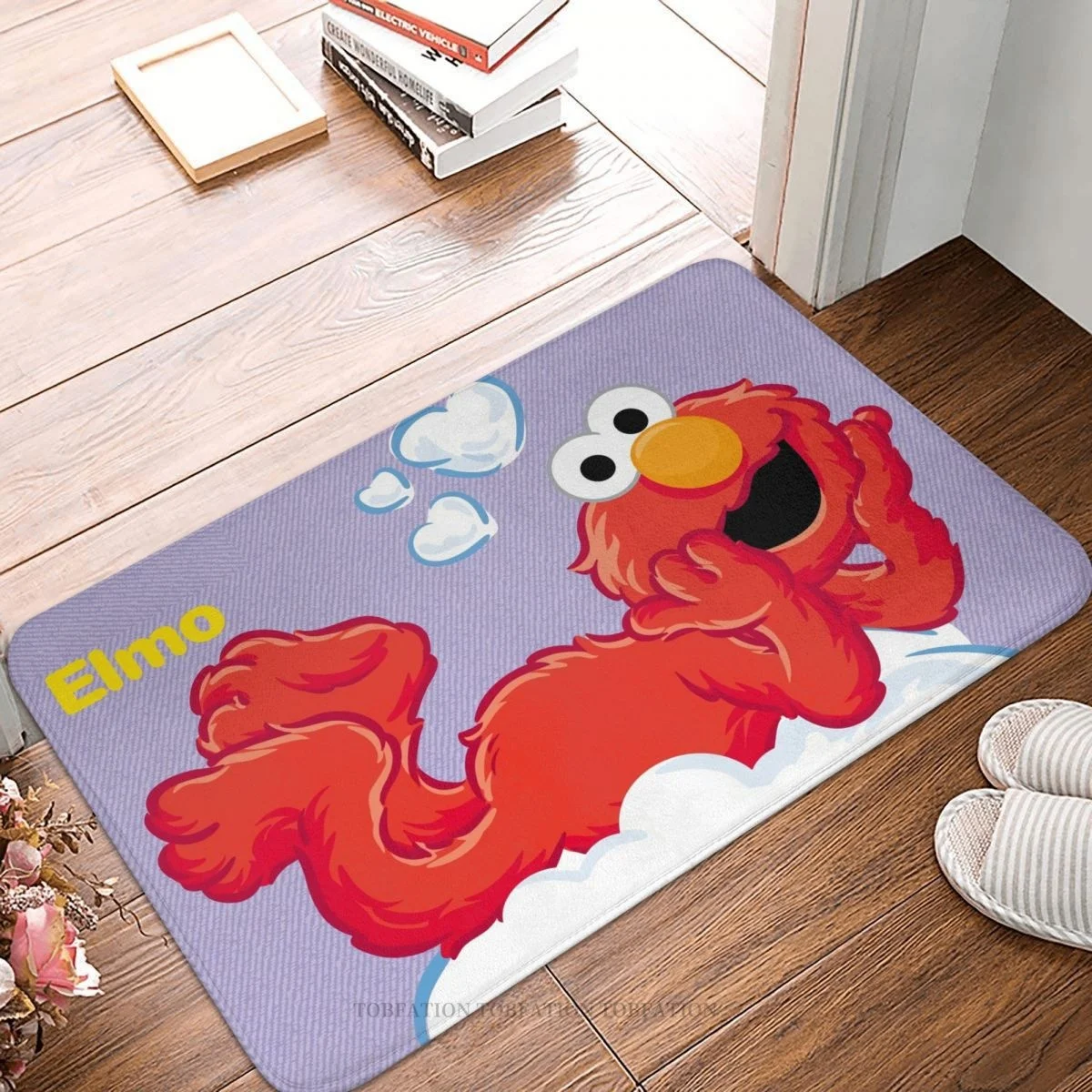 

Кухонный нескользящий ковер Улица Сезам, коврик Elmo для входной двери в спальню, домашний декоративный ковер