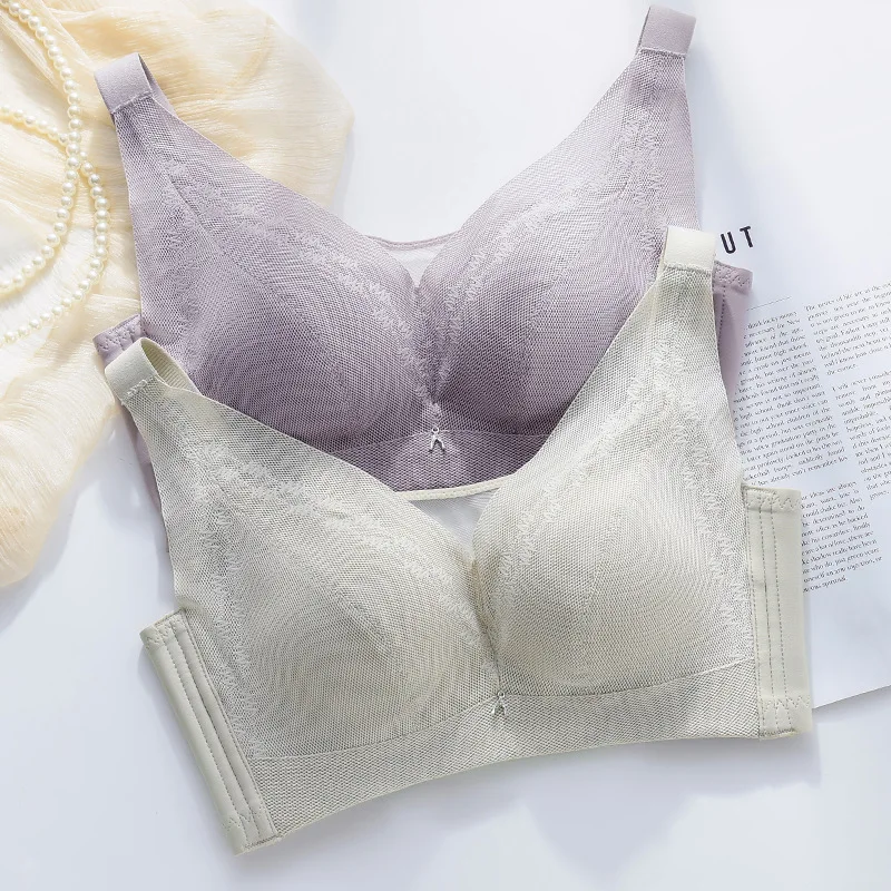 Soft Comfortable Women's Bra Without Underwire Fashion Lace Lingerie Women Nipple Cover Push Up Bra Quality Bra For Women
Soft Comfortable Women's Bra Without Underwire Fashion Lace Lingerie Women Nipple Cover Push Up Bra Quality Bra For Women