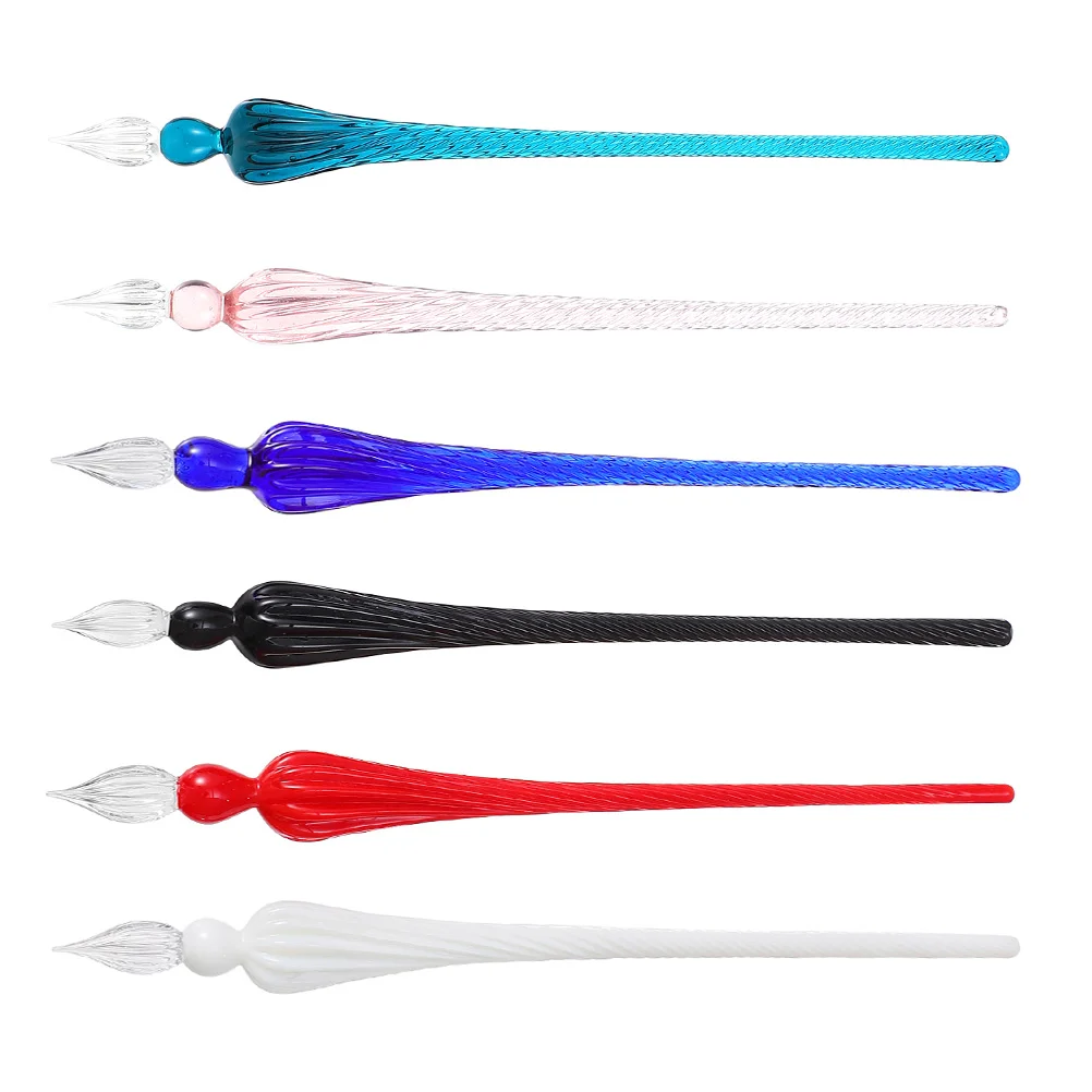 6Pcs Glass Dipping Pen Decorative Crystal Glass Dip Pen Creative Signature Pen
6Pcs Glass Dipping Pen Decorative Crystal Glass Dip Pen Creative Signature Pen