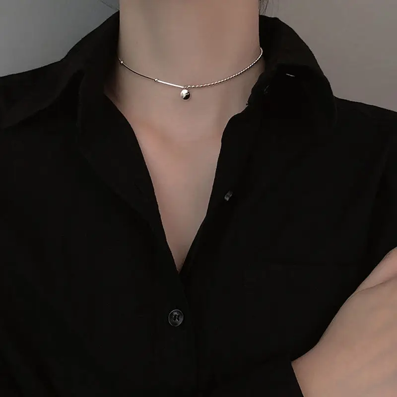 FMILY Minimalist Geometric Letter Necklace 925 Sterling Silver Fashion Versatile Creative Hip Hop Jewelry for Girlfriend Gifts
FMILY Minimalist Geometric Letter Necklace 925 Sterling Silver Fashion Versatile Creative Hip Hop Jewelry for Girlfriend Gifts
