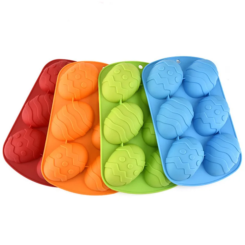 1pcs 6-Cavity Easter Egg Shape Silicone Mold Fondant Chocolate Candy Mould Easter Egg Shell Stencil Pastry Baking Dessert Mould
1pcs 6-Cavity Easter Egg Shape Silicone Mold Fondant Chocolate Candy Mould Easter Egg Shell Stencil Pastry Baking Dessert Mould