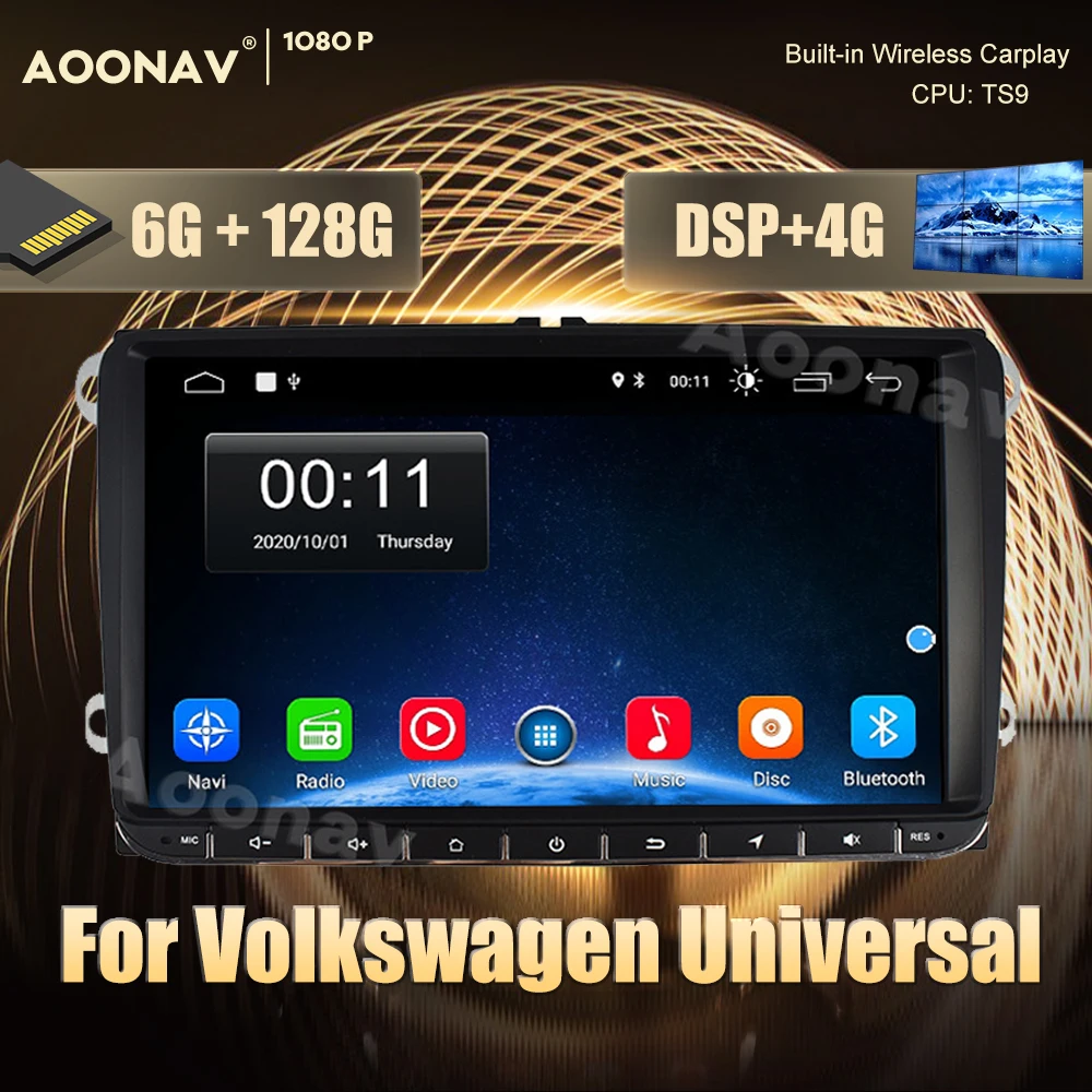 2 din Android 10.0 car radio For Volkswagen Universal car stereo auto radio multimedia GPS Video Audio Radio Head Unit
2 din Android 10.0 car radio For Volkswagen Universal car stereo auto radio multimedia GPS Video Audio Radio Head Unit