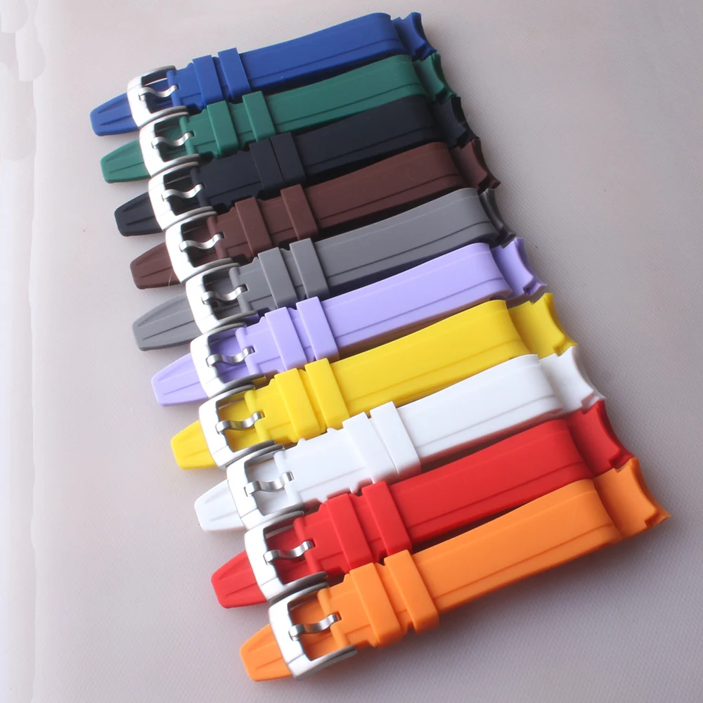 High Quality Watchband for Rolex Omega Tudor Watch accessories 18mm 20mm 21mm 22mm 24mm Curved end Sport Strap Bracelet colorful
High Quality Watchband for Rolex Omega Tudor Watch accessories 18mm 20mm 21mm 22mm 24mm Curved end Sport Strap Bracelet colorful