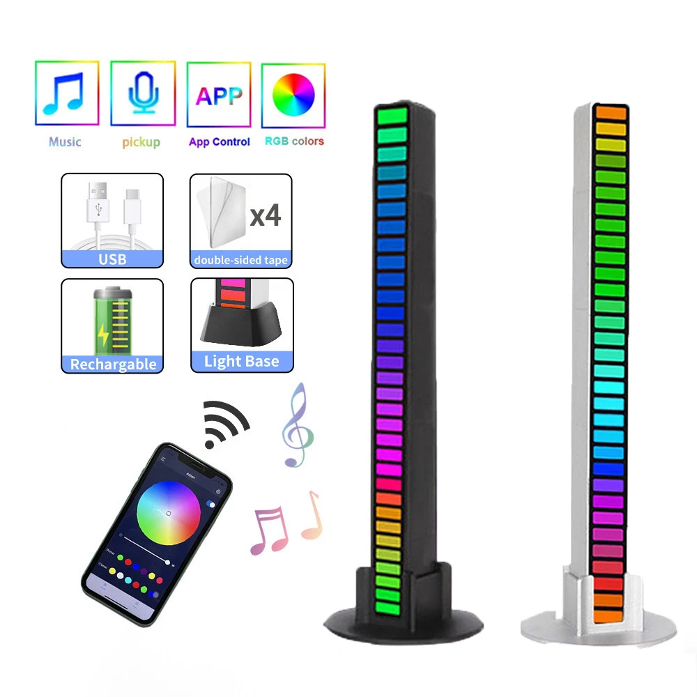 Светодиодная лента RGB со звуковым управлением, светильник подсветка с музыкальным звукоснимателем, лампа для создания ритма и окружающей а...
Светодиодная лента RGB со звуковым управлением, светильник подсветка с музыкальным звукоснимателем, лампа для создания ритма и окружающей а...