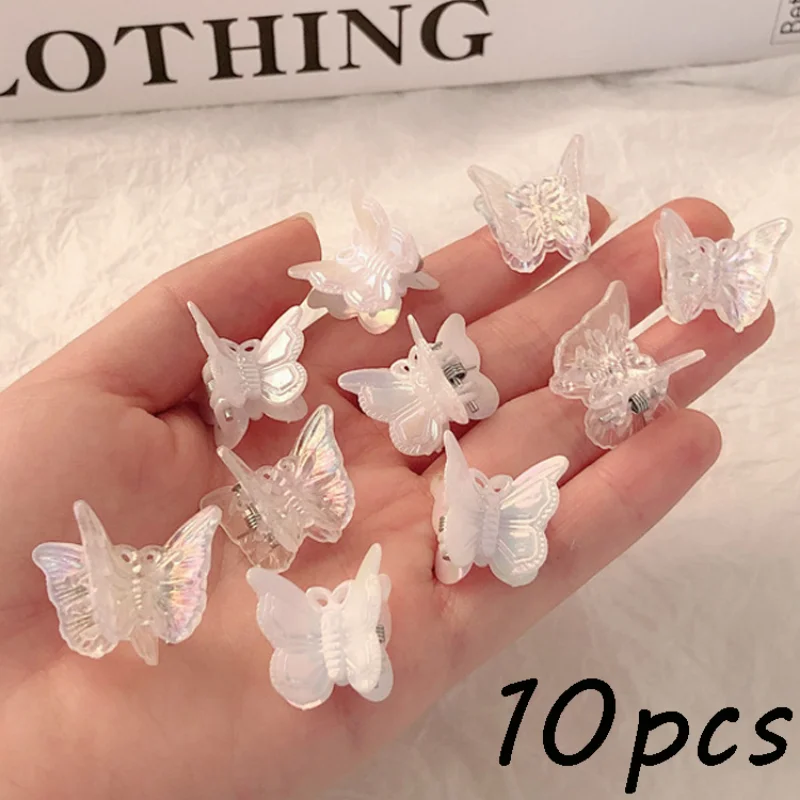 10pcs Hair Claws Braided Transparent Colors Butterfly Small Hair Clips Girls Hair Clamps Crab Barrettes Gripper Hair Accessories
10pcs Hair Claws Braided Transparent Colors Butterfly Small Hair Clips Girls Hair Clamps Crab Barrettes Gripper Hair Accessories