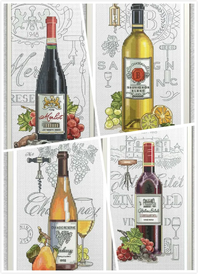 Shadow wine counted 16CT 14CT 18CT DIY Cross Stitch Sets Chinese Cross-stitch Kits Embroidery Needlework
Shadow wine counted 16CT 14CT 18CT DIY Cross Stitch Sets Chinese Cross-stitch Kits Embroidery Needlework