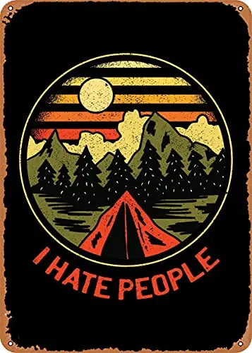 Подарок для кемпинга I Hate People, винтажный металлический знак, патент, художественные принты, ретро подарок, 8x12 дюймов
Подарок для кемпинга I Hate People, винтажный металлический знак, патент, художественные принты, ретро подарок, 8x12 дюймов