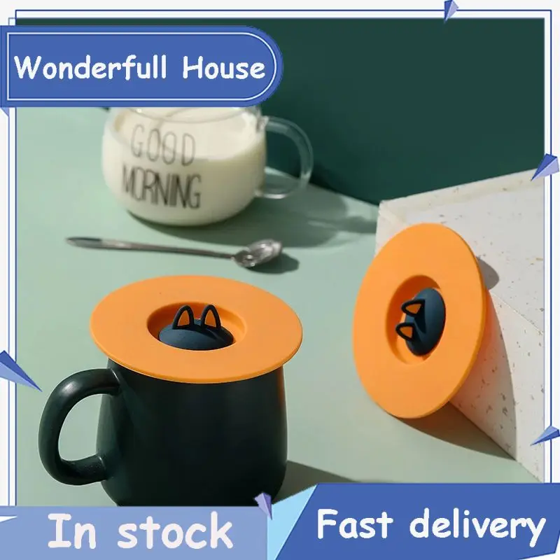 Cute Drinkware Parts Heat-resistant Leakproof Suction Cup Cover Silicone Cup Cover Cup Accessories Cat Ear Cup Lid Sealed
Cute Drinkware Parts Heat-resistant Leakproof Suction Cup Cover Silicone Cup Cover Cup Accessories Cat Ear Cup Lid Sealed