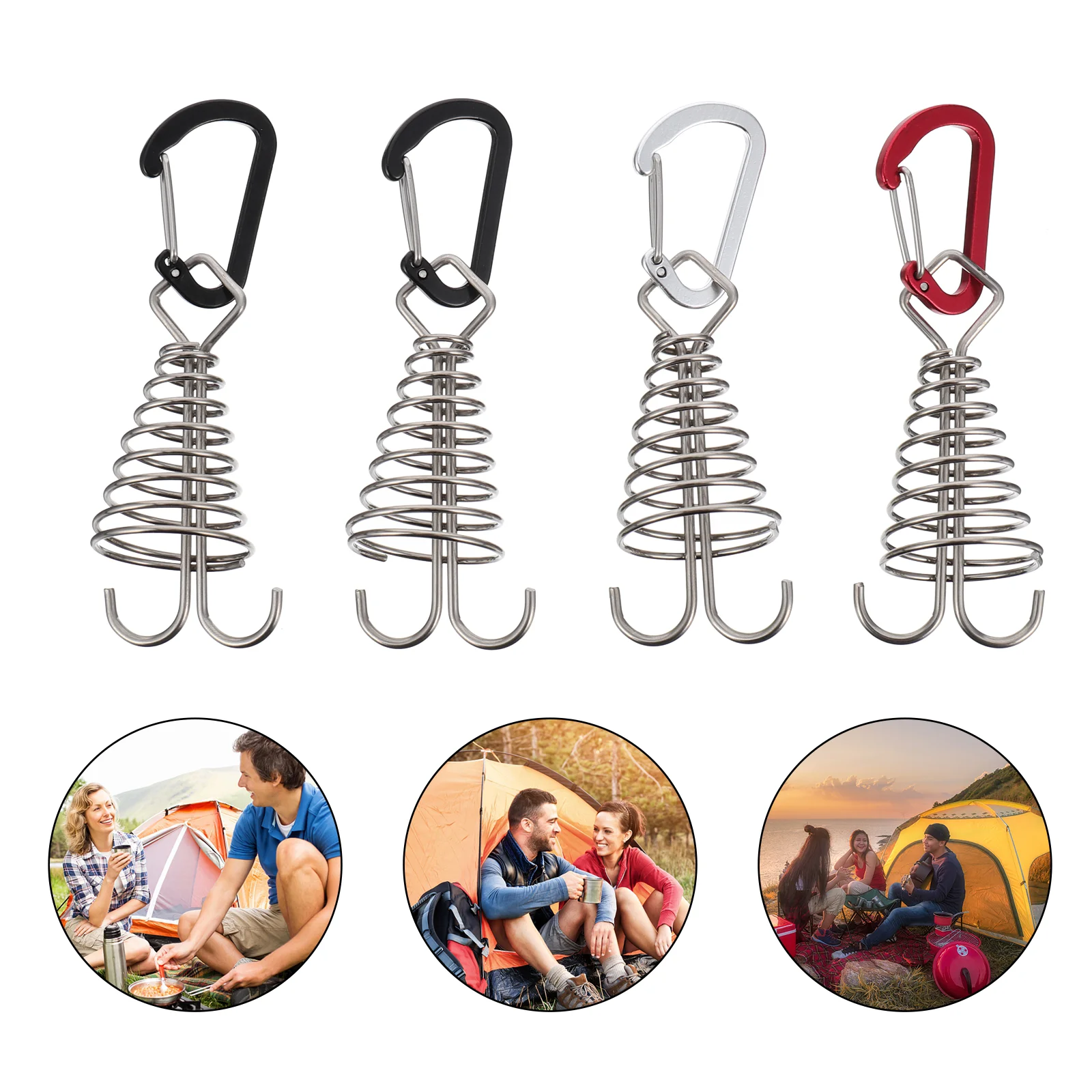 4 Pcs Tent Buckle Tarp Tent Tent Stakes Pegs Tent Awning Anchor Deck Buckle Guyline Cord Hook Aluminum Alloy Tent Spring Buckle
4 Pcs Tent Buckle Tarp Tent Tent Stakes Pegs Tent Awning Anchor Deck Buckle Guyline Cord Hook Aluminum Alloy Tent Spring Buckle