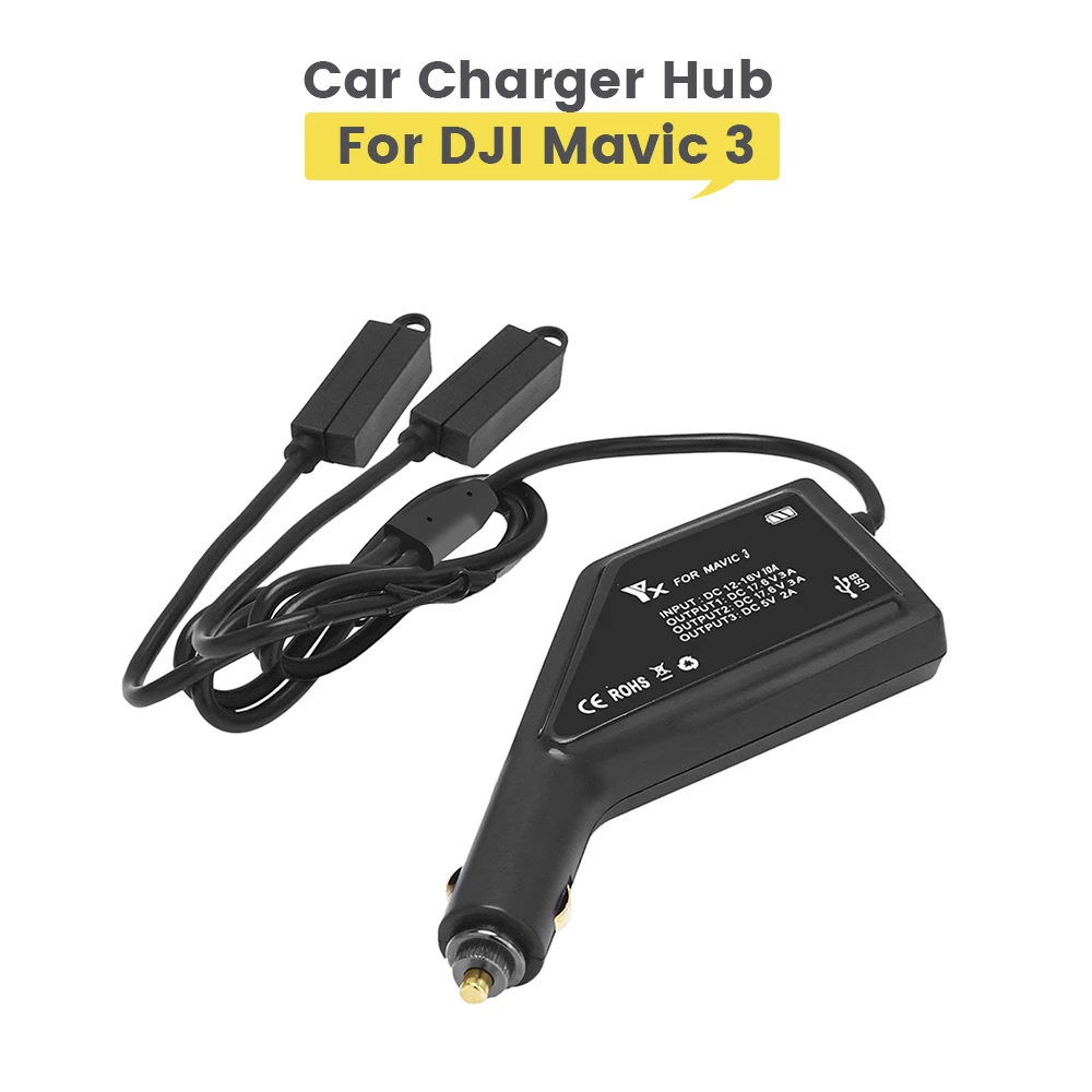 For Mavic 3 3 In 1 Car Charger Car Charger Battery Charging Hub For DJI Mavic 3 Fast Charging Usb Port Remote Control Charge
For Mavic 3 3 In 1 Car Charger Car Charger Battery Charging Hub For DJI Mavic 3 Fast Charging Usb Port Remote Control Charge