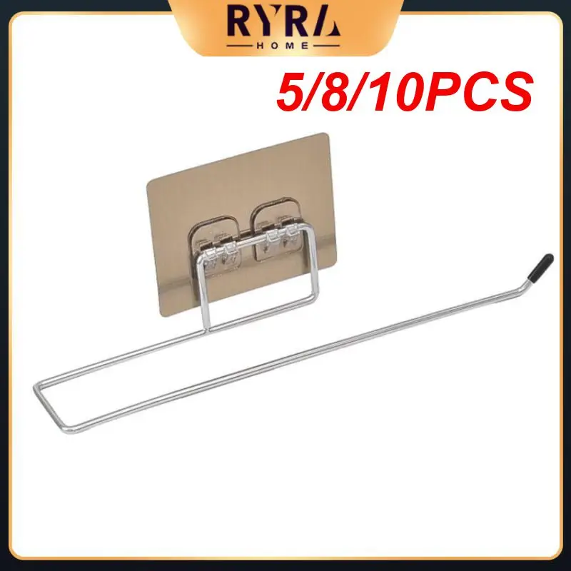 5/8/10PCS Stainless Steel Roll Paper Shelf Kitchen Wall Stand Hanging Toilet Paper Holder Punch-free Self Adhesive Hook
5/8/10PCS Stainless Steel Roll Paper Shelf Kitchen Wall Stand Hanging Toilet Paper Holder Punch-free Self Adhesive Hook