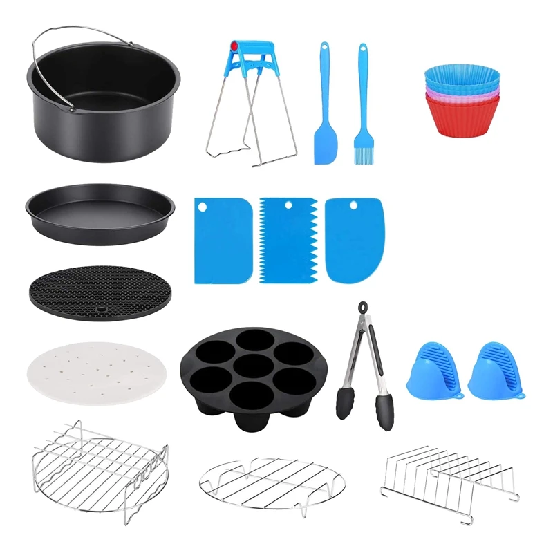8 Inch Air Fryer Accessories Deep Fryer Accessories For Growise Phillips Cozyna Fits All 4.2 Quart-5.8 Quart Air Fryer
8 Inch Air Fryer Accessories Deep Fryer Accessories For Growise Phillips Cozyna Fits All 4.2 Quart-5.8 Quart Air Fryer