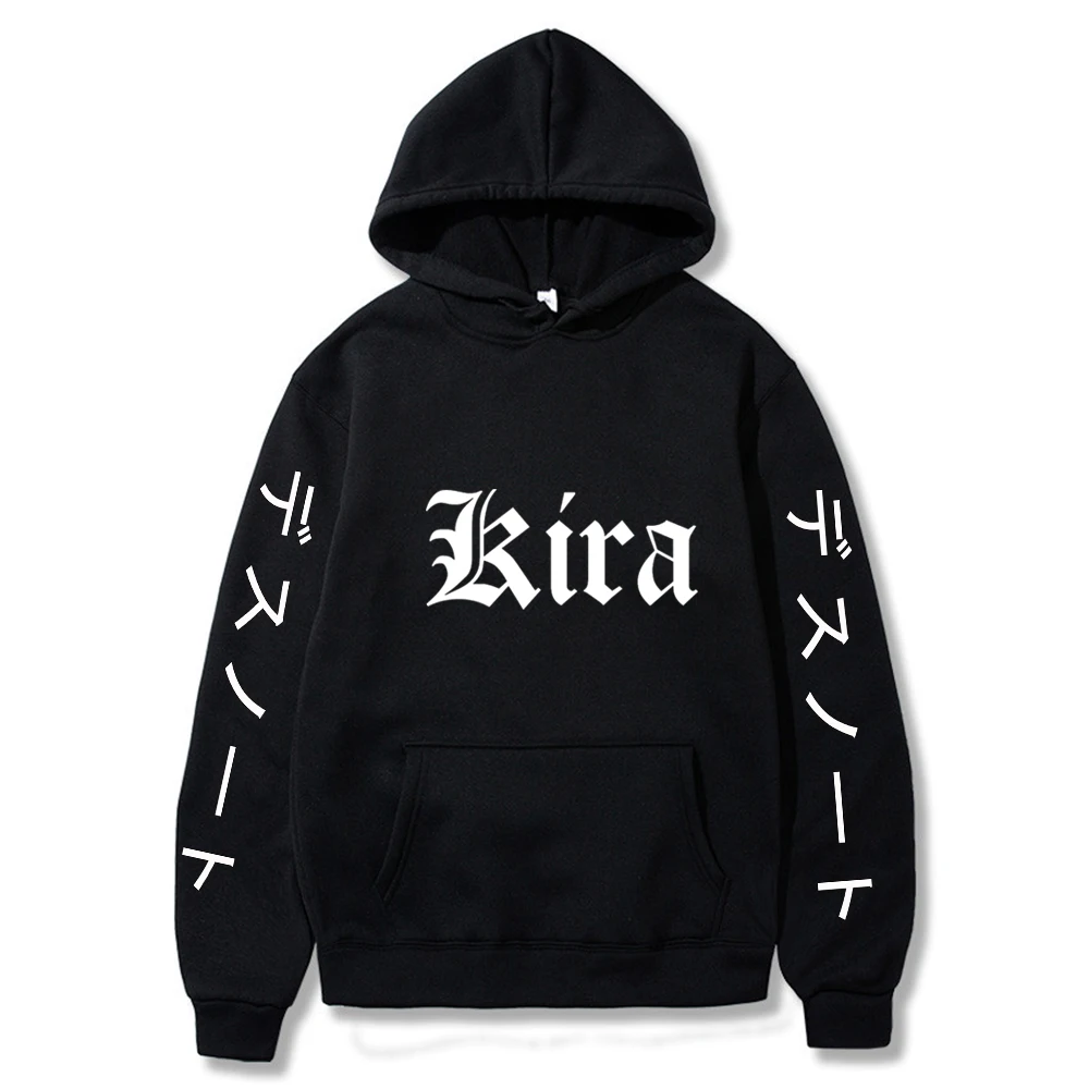 Anime Hoodies Death Note Kira Fashion Print Streetwear Men Women Oversized Sweatshirts Hoodie Harajuku Unisex Pullover Clothing
Anime Hoodies Death Note Kira Fashion Print Streetwear Men Women Oversized Sweatshirts Hoodie Harajuku Unisex Pullover Clothing