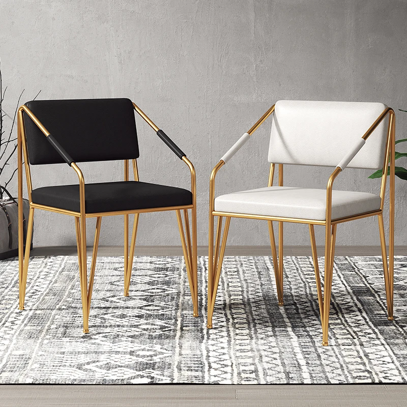 Luxury Accent Easy Armchairs Living Room Nordic Salon Restaurant Hotel Armchairs Metal Soft Backrest Sandalye Loft Furniture
Luxury Accent Easy Armchairs Living Room Nordic Salon Restaurant Hotel Armchairs Metal Soft Backrest Sandalye Loft Furniture