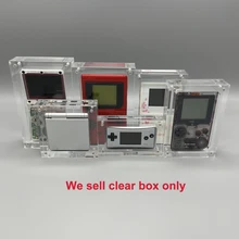 Highlight Transparent Storage Acrylic For GAMEBOY GB/ GBA /GBP Game Console Cover Shell Cards Slot Box Display Stand game